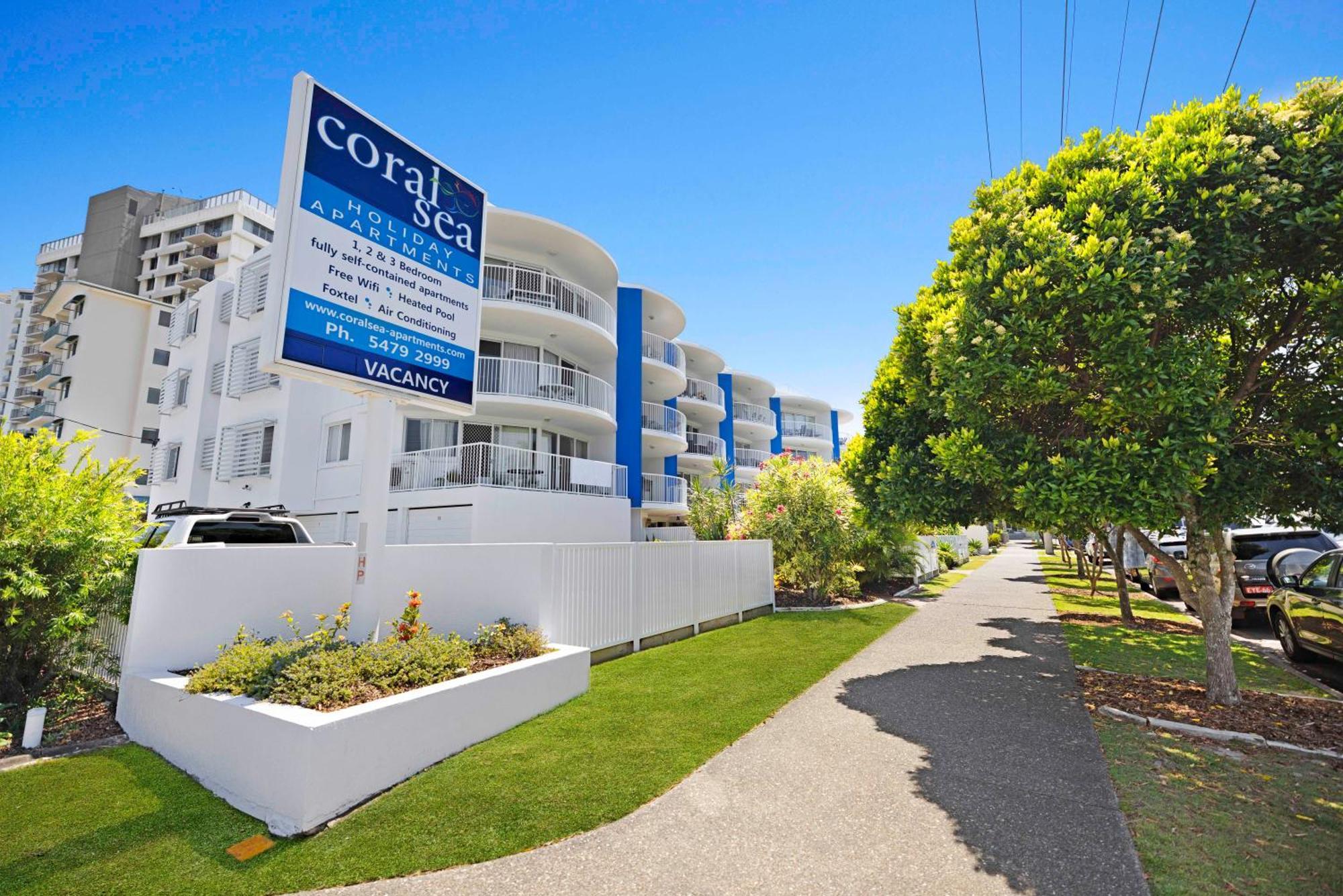 Coral Sea Apartments Maroochydore Eksteriør bilde