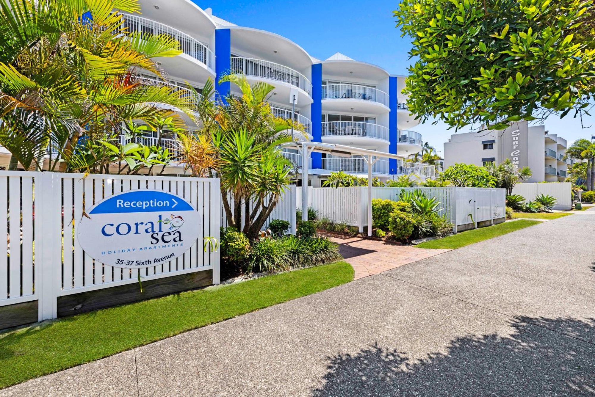 Coral Sea Apartments Maroochydore Eksteriør bilde